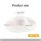 Women s Large Wide Brim Floppy Sun Hat Beautiful Solid Color Beach Sun Visor 