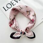 100  Silk Scarf Women Vintage Horse Pattern Kerchief Square Bandana Wrap 53 53cm