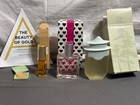 Lot 4 Vintage Avon Perfume Cologne Nos Haiku Solid Compact Be Romantic Rare Gold