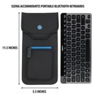 Enhance Bluetooth Keyboard Sleeve Case - Compatible With Logitech  Anker  Apple