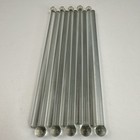 Set Of 10 Vintage Mcm Clear Glass Swizzle Sticks Cocktail Barware 7   