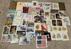 Lot Of 110  Vintage Xmas Holiday Bday Greeting Cards Unused Most W envelopes