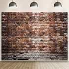 10x8ft Rustic Brick Wall Backdrop Weathered Old Background Photo Studio Props