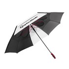 68 Inch Auto Open Vented Golf Umbrella  Black White Windproof Large