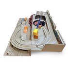 Hot Wheels Railroad Vintage Fold-out Train Set W  Case Trains Track Complete