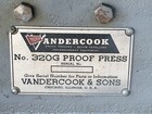Vandercook 320g Hand-cranked Letterpress Proof Press  Vintage Printing Machine