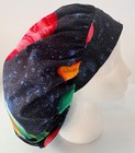 Planet Stars Galaxy Print Size Large Medical Bouffant Scrub Cap Surgery Hat