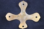 Imperial German Wwi Officer   s Spike Helmet Base Plate     1914   1918     Brass    