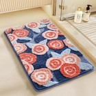 Floral Bath Mat Cute Quick Drying Carpet Machine Wash And Non Slip Bath Rug 