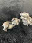 Vintage Lot Of 4 - Hudson Pewter  piggies  Collection Heavy  1980   s Cute Poses