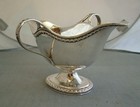 William Neale - Sterling Silver Double Ended Sauce gravy Boat - Birmingham 1906