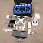 Drone Dji Phantom 4 Pro 2 0 W  Crystalsky  7 Batteries   Chargers  Case  Extras