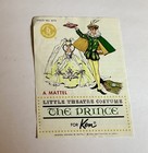 1963 Barbie little Theatre Costume Cinderell ken Prince Program Booklet Jpn
