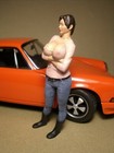 1 18 Figure  Girl Stephanie  Vroom Painted  For  Autoart  Minichamps  Norev  Cmc