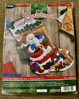 Bucilla Felt Kit Christmas Stocking Santa s Visit 867021 18   