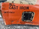 Barrel Stove Kit Door Leg Steel Drum Wood Heater Fireplace Converter Cast Iron