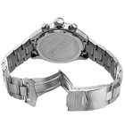 Akribos Xxiv Ak853ssb Chronograph Date Black Dial Stainless Steel Mens Watch