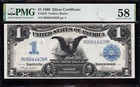 Amazing Crisp High Grade 1899  1  black Eagle  Silver Cert   Pmg 58  44405r