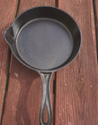 Nice Gate Marked   7 Cast Iron Skillet Fancy Handle Single Spout Civil War Era