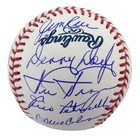 1975 Boston Red Sox Team-signed Oml Baseball  22  Fisk  Rice  Evans Jsa 212612