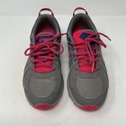 Asics Frequent Trail Shoes Womens 10 Carbon Gray Pixel Pink Running Lace Up