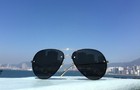 Oversized Aviator Sunglasses Vintage Retro Gold Metal Frame Colorful Lenses 6   