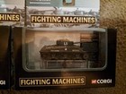 2 New Corgi Ww Ii Sherman Tank Us Army Willys Jeep Fighting Machines 1 4 Ton