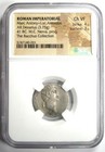 Marc Antony And Luc  Antonius Ar Denarius Coin 41 Bc  mc  Nerva  - Ngc Choice Vf