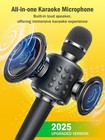 Wireless Bluetooth Karaoke Microphone  Built-in Loud Speaker For 10h Playback   