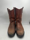 Vintage Red Wing Pecos Supersole Oxblood Leather Boots Size Us 9 D  Soft Toe