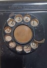 Antique Steel Box Telephone Rare Western Electric Black As Seen As Is Untested