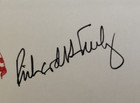 Richard Truly Nasa Astronaut Apollo Skylab Autographed Signed Card Free Ship