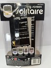 Radica Big Screen Solitaire 2 In 1 Handheld 2008 Mattel Complete Box Tested Lcd