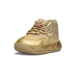 Puma Mb 01 Golden Child Basketball  Toddler Girls Gold Sneakers Athletic Shoes 3
