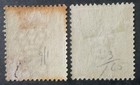 Tobago 1885-96 2 X 1 Shilling Stamps Mint Hinged