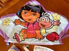 Vtg Nos Nick Jr Dora The Explorer Inflatable Headboard Bumper Fits Any Twin