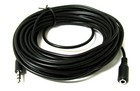 12ft 3 5mm Audio Stereo Headphone M-f Male To Female Extention Plastic Cable