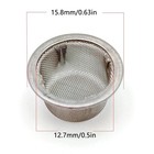 Stainless Steel Metal Filter Screen Tobacco Smoking Pipe Mesh Concave Bowl 20pcs