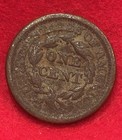 1851 Braided Hair Us Large Cent Copper Coin - Free Shipping