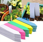 100pcs Plastic Plant Labels Waterproof Garden Nursery Marker Tags Set - New
