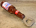 Vintage Budweiser Wooden Beer Bottle Shaped Bottle Opener 6 1 2  Excellent Cond