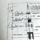 Wernher Von Braun   Psa   Autograph Saturn Rocket Schematic Signed   Sect y Def