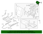 Genuine Mitsubishi Headrest 6971a540xb