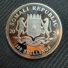 2021 Somalia African Wildlife Elephant Bu Silver  9999