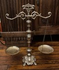 Mcm Vtg 1960s Hollywood Regency Ornate Decorative Filigree Balance Scale 18 75 t