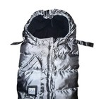 7am Enfant Blanket 212 Evolution Stroller Car Seat Footmuff Gray Puffer Fleece