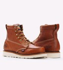 Thorogood 814-4200 American Heritage 6  Tobacco Moc Toe Work Boots Made In Usa 9