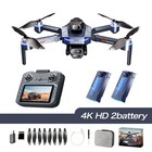 8k Dual Camera Drone 5g Brushless Motor Foldable Rc Quadcopter Remote With Scree