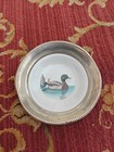 3 Sterling Silver Frank M  Whiting Bird Wildlife Coasters
