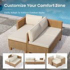Wicker Furniture Patio Furniture Sets Outdoor Conversation Set Patio Sofa  Set